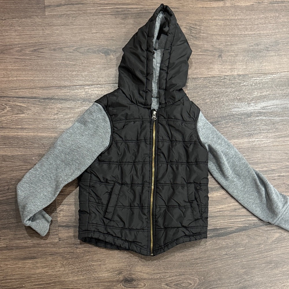 Falls Creek Black and Gray Kids Jacket